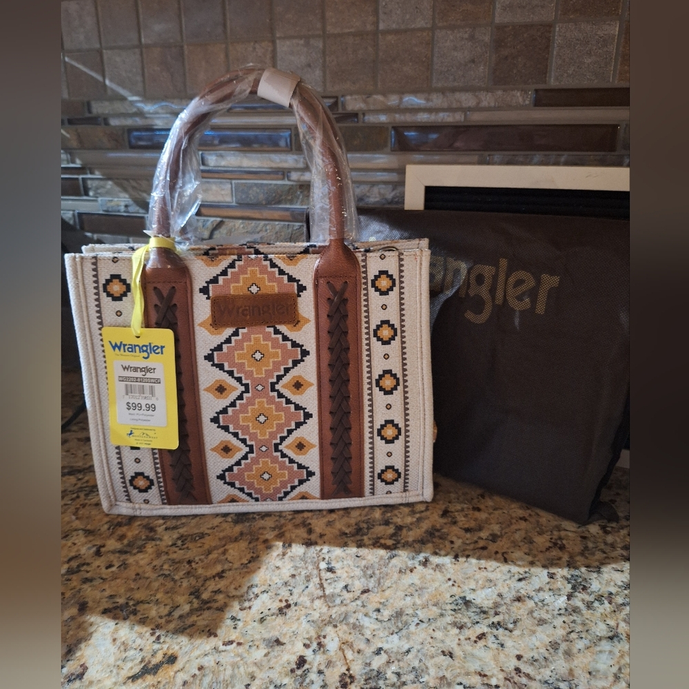 Wrangler Brown and Cream Women's Bag